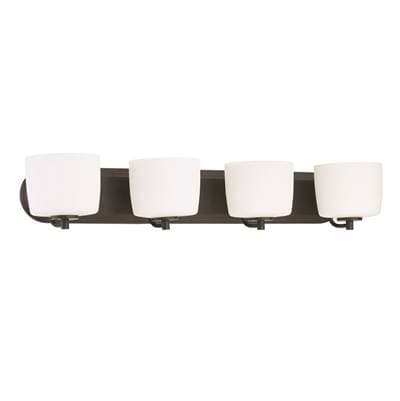Craftmade Clarendon 4 Light Vanity in - Aged Bronze Brushed