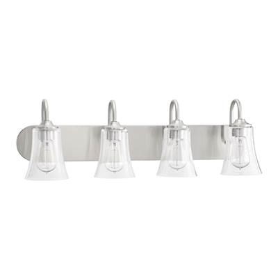 Gwyneth 4 Light Vanity in Brushed Polished Nickel by Craftmade