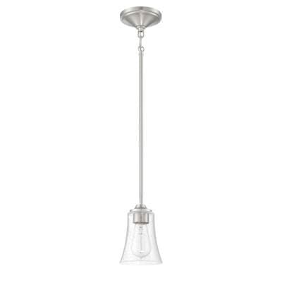 Craftmade Gwyneth 1 Light Mini Pendant - Brushed Polished Nickel by Craftmade