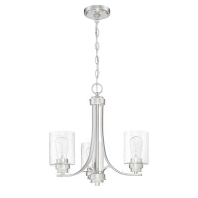 Craftmade Bolden 3 Light Chandelier - Brushed Polished Nickel