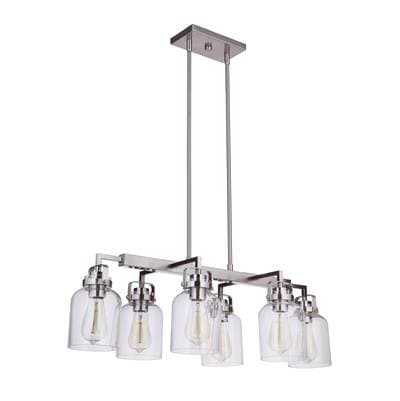 Craftmade Foxwood 6 Light Island - Brushed Polished Nickel by Craftmade