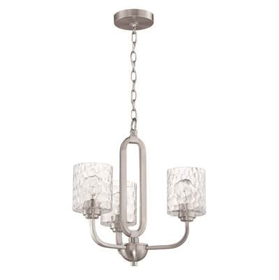 Craftmade Collins 3 Light Chandelier - Brushed Polished Nickel