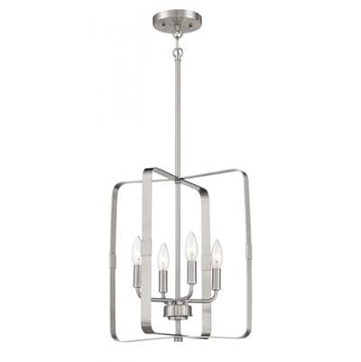 Craftmade Stowe 4 Light Foyer - Brushed Polished Nickel