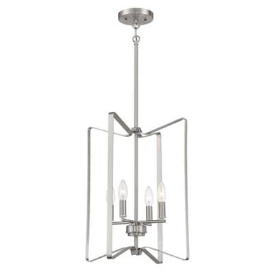 Craftmade Shayna 4 Light Foyer - Brushed Polished Nickel