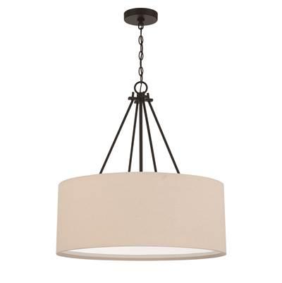 Duke 3 Light 24'' Pendant in Flat Black