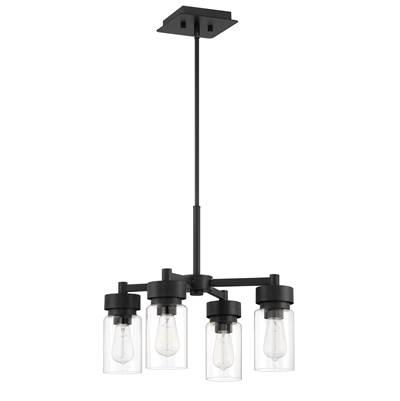 Bennet 4 Light Outdoor Chandelier in Midnight by Craftmade