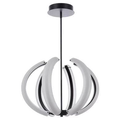 Craftmade Unwind Small LED Pendant in - Flat Black by Craftmade
