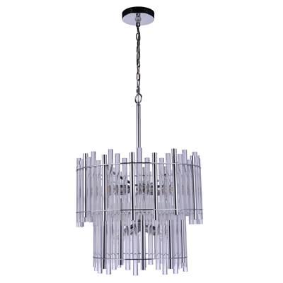 Reveal 9 Light Chandelier in Chrome by Craftmade