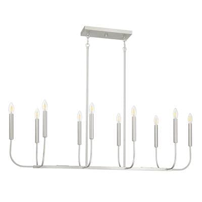 Craftmade Traci 10 Light Island - Brushed Polished Nickel