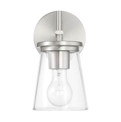 Craftmade Connell 1 Light Wall Sconce - Brushed Polished Nickel