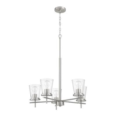 Craftmade Connell 5 Light Chandelier - Brushed Polished Nickel by Craftmade
