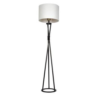 1 Light Metal Base Floor Lamp in Flat Black by Craftmade