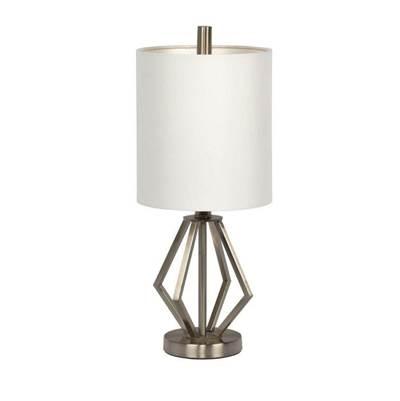 1 Light Metal Base Table Lamp in Brushed Polished Nickel by Craftmade