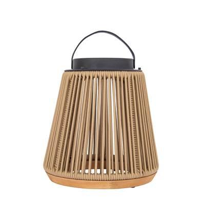 Sea Scape Solar LED Outdoor Rechargeable Table Lamp in Midnight