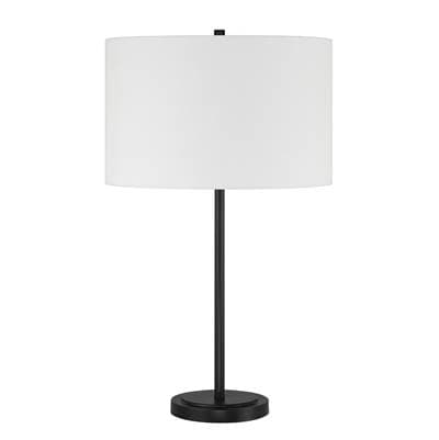 Craftmade Jones 1 Light Table Lamp - Flat Black by Craftmade