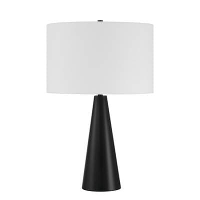Craftmade Keefer 1 Light Table Lamp - Flat Black