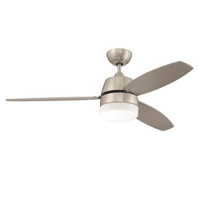 Craftmade Beltre 52'' 3-Blade Ceiling Fan in Brushed Polished Nickel W/ Brushed Nickel/maple...