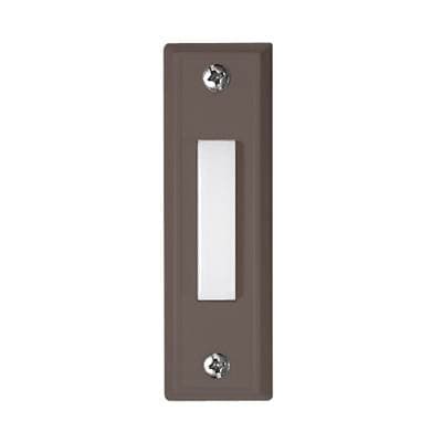 Craftmade Surface Mount Rectangle Lighted Push Button - Bronze