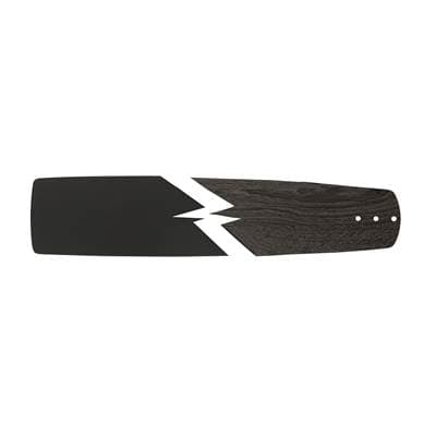 Craftmade 60'' Super Pro Blades in Flat Black/greywood - Flat Black Greywood by Craftmade