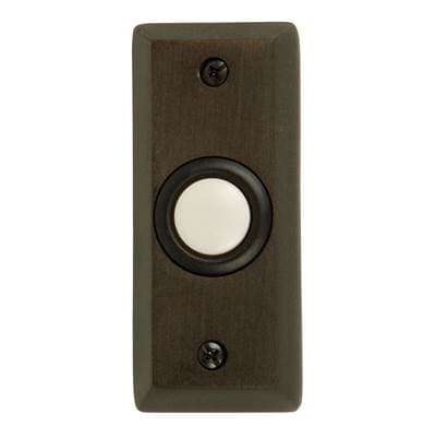 Craftmade Surface Mount Rectangle Lighted Push Button - Bronze
