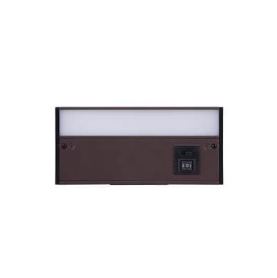 Craftmade 8'' Under Cabinet LED Light Bar in Bronze (3-in-1 Adjustable Color Temperature) by Craftmade