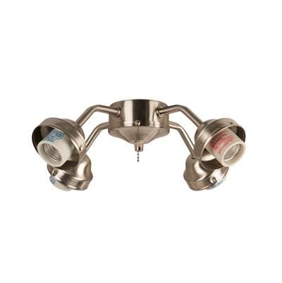 Craftmade Universal 4 Light Fitter - Brushed Polished Nickel by Craftmade