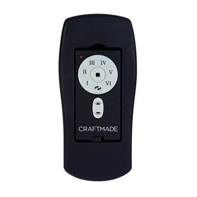 Craftmade 6-Speed Control, Up-light, Down-light and Reverse Functions with Ics-clamshell - Flat...