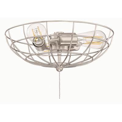 Craftmade 3 Light Cage Bowl LED Light Kit - Brushed Polished Nickel by Craftmade