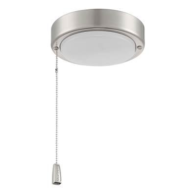 1 Light Universal LED Disk Light Kit in Brushed Polished Nickel