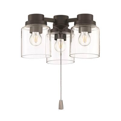 3 Light Universal Light Kit in Flat Black