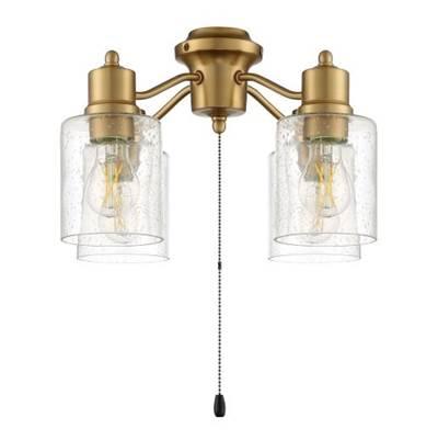 4 Light Universal Light Kit in Satin Brass by Craftmade