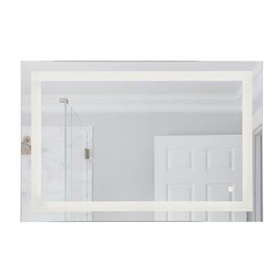 Craftmade 48'' X 32'' Front Lit LED Mirror, Defogger and Dimmer, 3000K - White by Craftmade