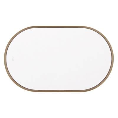 Craftmade Rachel 24''x 40'' Framed Oval Edge Lit LED Mirror, Defogger and Dimmer, 3000-5000K, in... by Craftmade