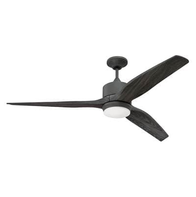 Craftmade Mobi 60'' 3-Blade Indoor/outdoor (wet) Ceiling Fan in Aged Galvanized W/ Greywood...