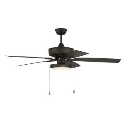 Craftmade Outdoor Pro Plus 119 52'' 5-Blade Indoor/outdoor (wet) Ceiling Fan in Espresso W/ Matte... by Craftmade
