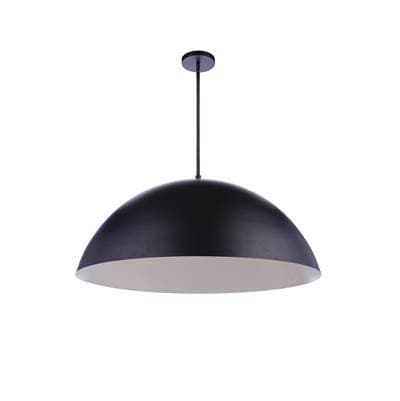 Craftmade 34.75'' Diameter Sculptural Statement Dome Pendant - Flat Black by Craftmade