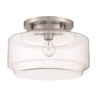 Craftmade Peri 1 Light 14'' Flushmount - Brushed Polished Nickel