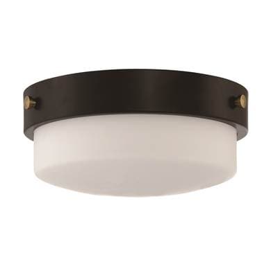 Craftmade Oak Street 2 Light 12'' Flushmount - Flat Black