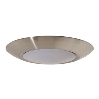 Craftmade Slim Line 1 Light 4'' LED Flushmount in Brushed Polished Nickel (6'' Overall Diameter)...