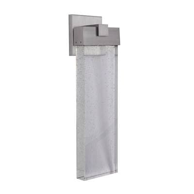 Craftmade Aria 1 Light Large LED Outdoor Wall Lantern - Satin Aluminum