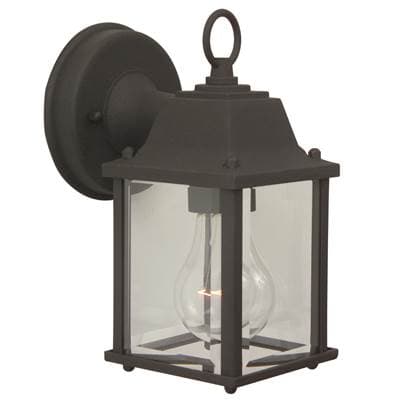 Craftmade Coach Lights Cast 1 Light Small Outdoor Wall Lantern - Textured Black by Craftmade