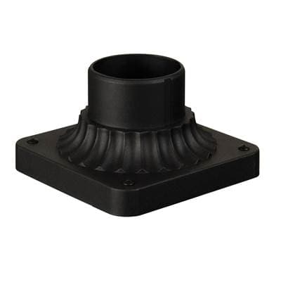 Craftmade Post Adapter Base for 3'' Post Tops - Textured Black by Craftmade