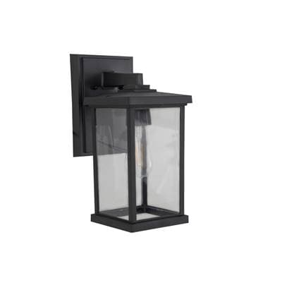 Craftmade Resilience 1 Light Medium Outdoor Wall Lantern in Textured Black, Clear Lens - Textured... by Craftmade