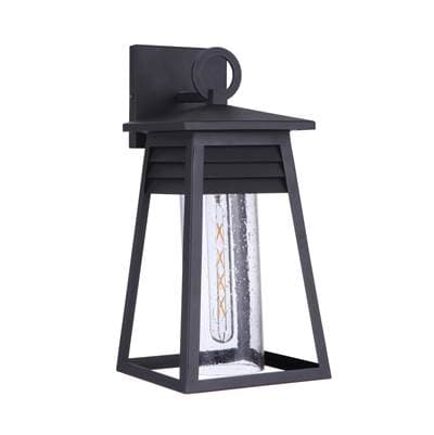 Craftmade Becca 1 Light Medium Outdoor Wall Lantern - Textured Black by Craftmade