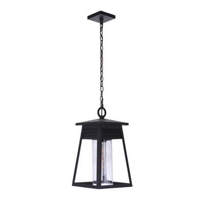 Craftmade Becca 1 Light Large Outdoor Pendant - Textured Black by Craftmade