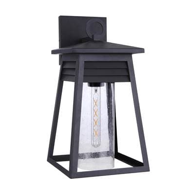 Craftmade Becca 1 Light Large Outdoor Wall Lantern - Textured Black by Craftmade