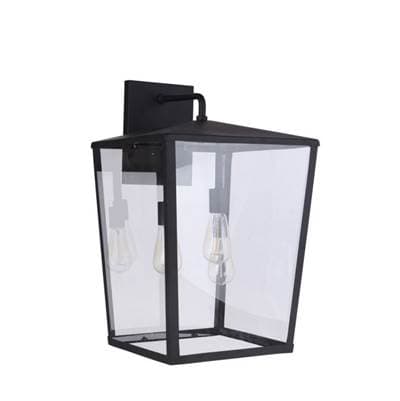Craftmade Olsen 3 Light Extra Large Outdoor Wall Lantern in - Midnight