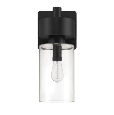 Bennet 1 Light Large Outdoor Wall Lantern in Midnight