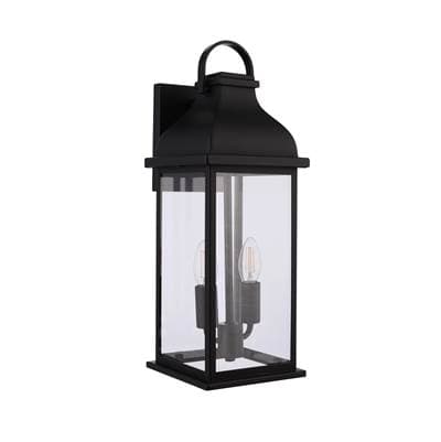 Craftmade Bent Tree 2 Light Outdoor Wall Lantern - Midnight