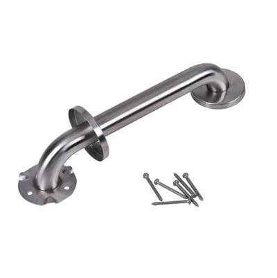 Dearborn Brass Grab Bar 1-1/4 X 12 Ss W/concealed Flange - Stainless Steel
